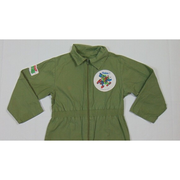 VTG 89 TMNT Jumpsuit Costume Mirage Studio Green 7/8 Teenage Mutant Ninja Turtle - Picture 4 of 12